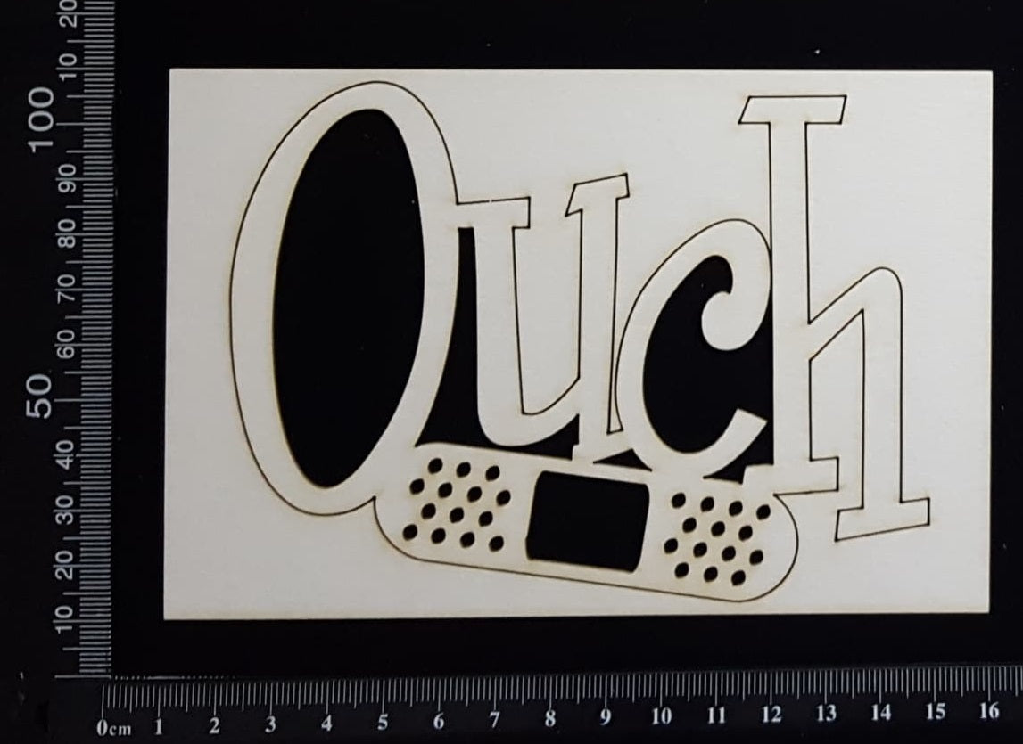 Ouch - White Chipboard