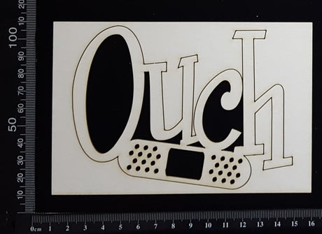 Ouch - White Chipboard