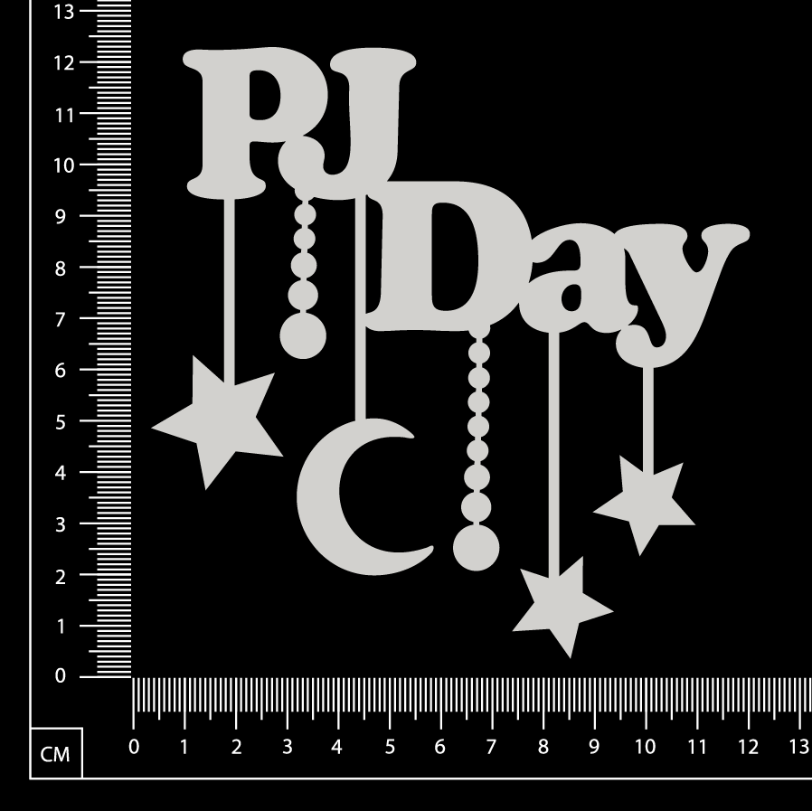 PJ Day - A - White Chipboard