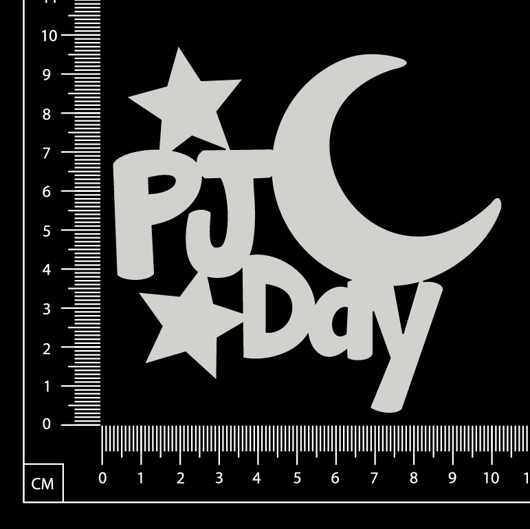 PJ Day - C - White Chipboard
