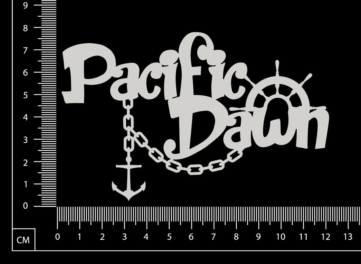 Pacific Dawn - White Chipboard