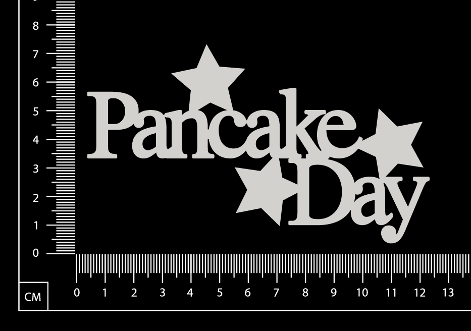 Pancake Day - A - White Chipboard