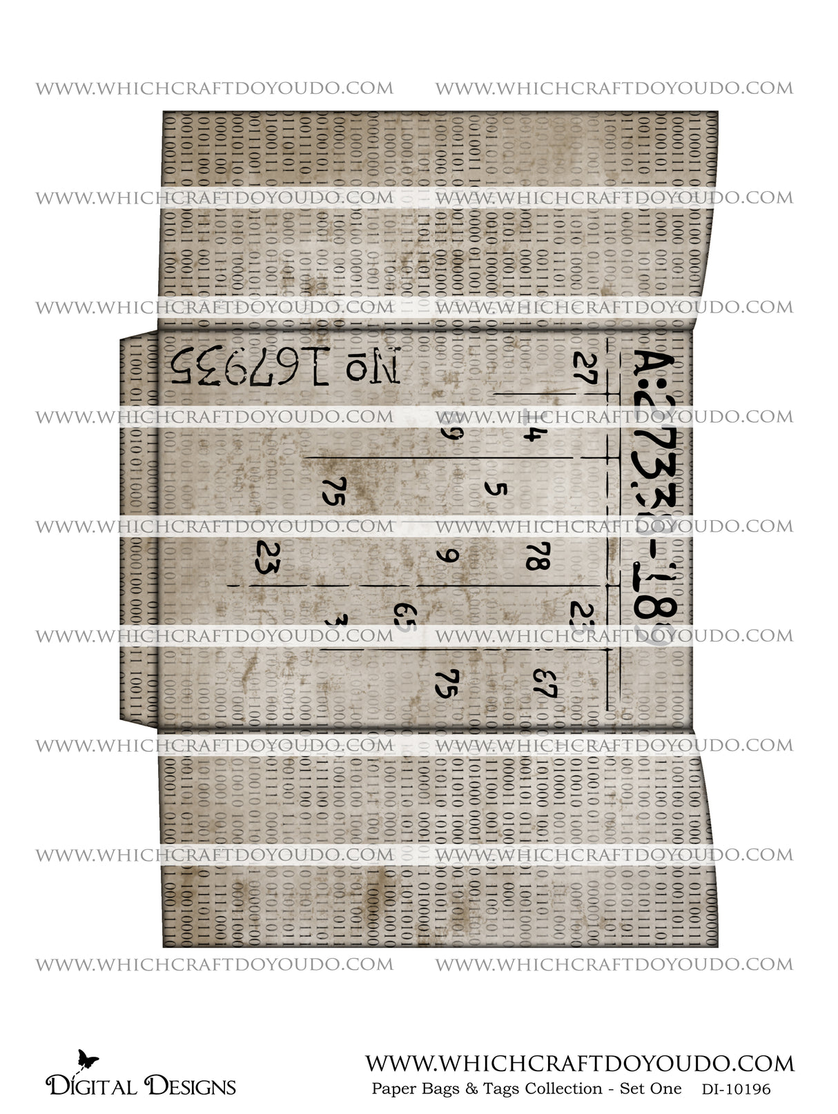 Paper Bags & Tags Collection - Set One - DI-10196 - Digital Download