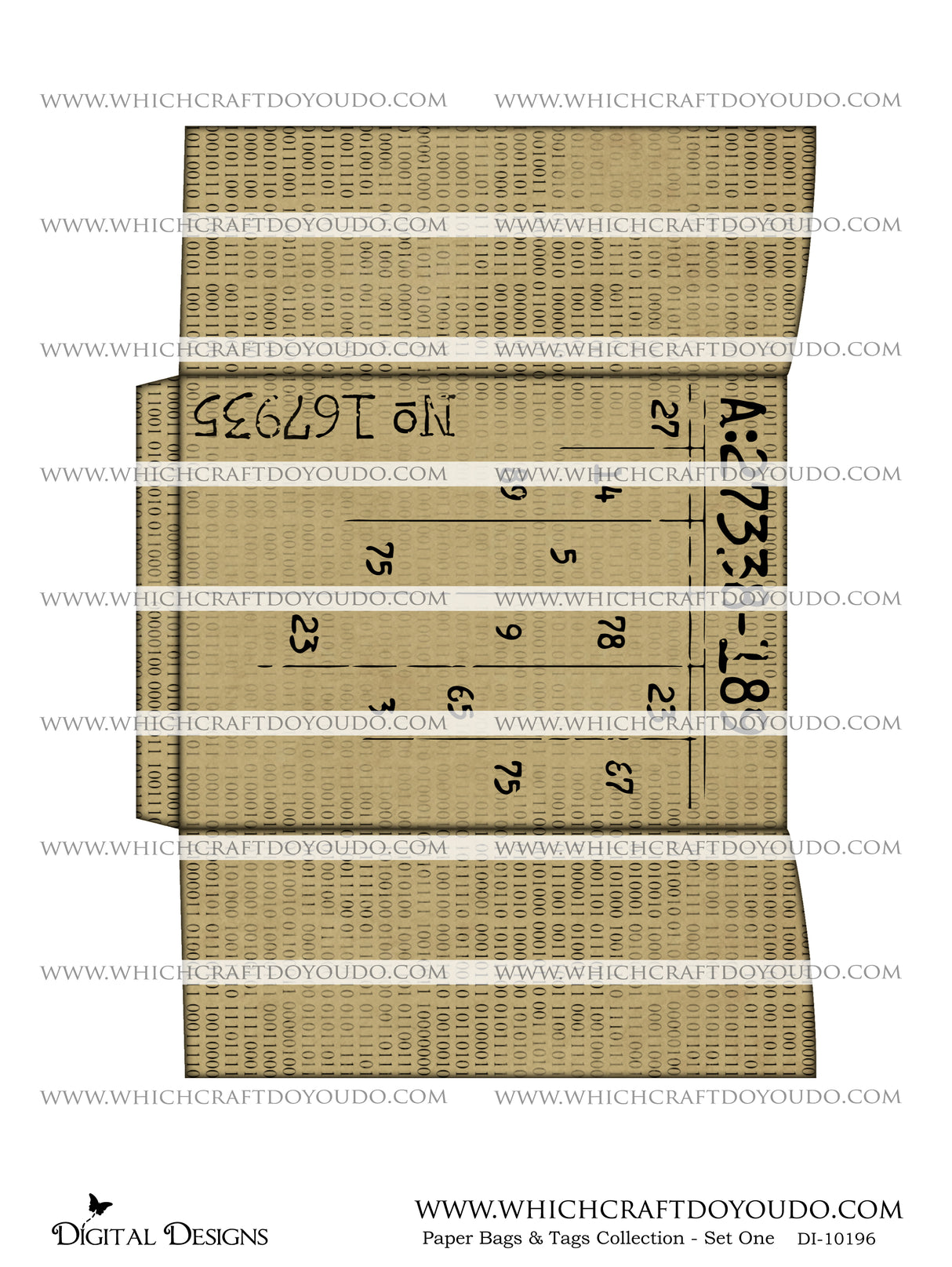 Paper Bags & Tags Collection - Set One - DI-10196 - Digital Download