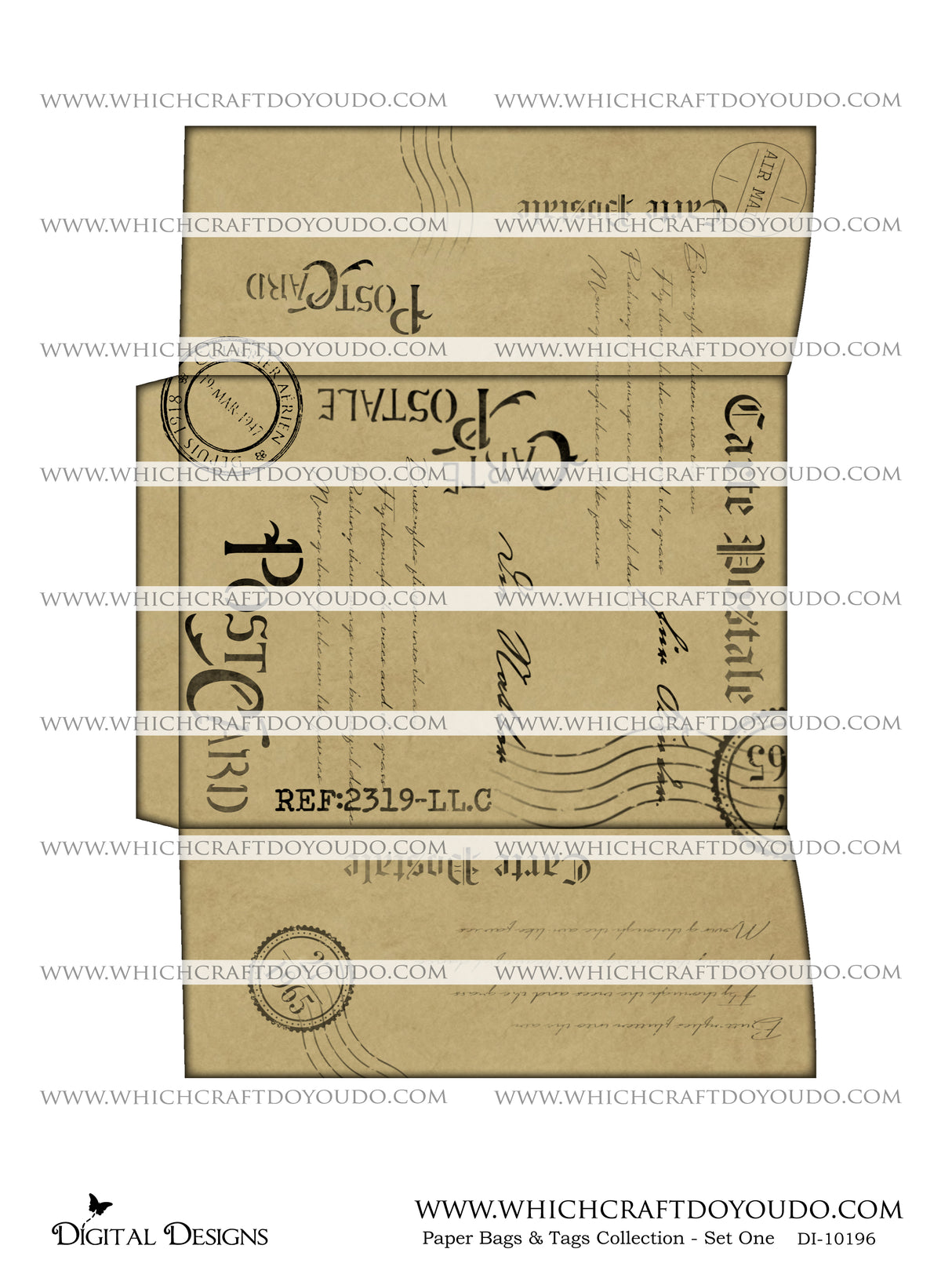 Paper Bags & Tags Collection - Set One - DI-10196 - Digital Download