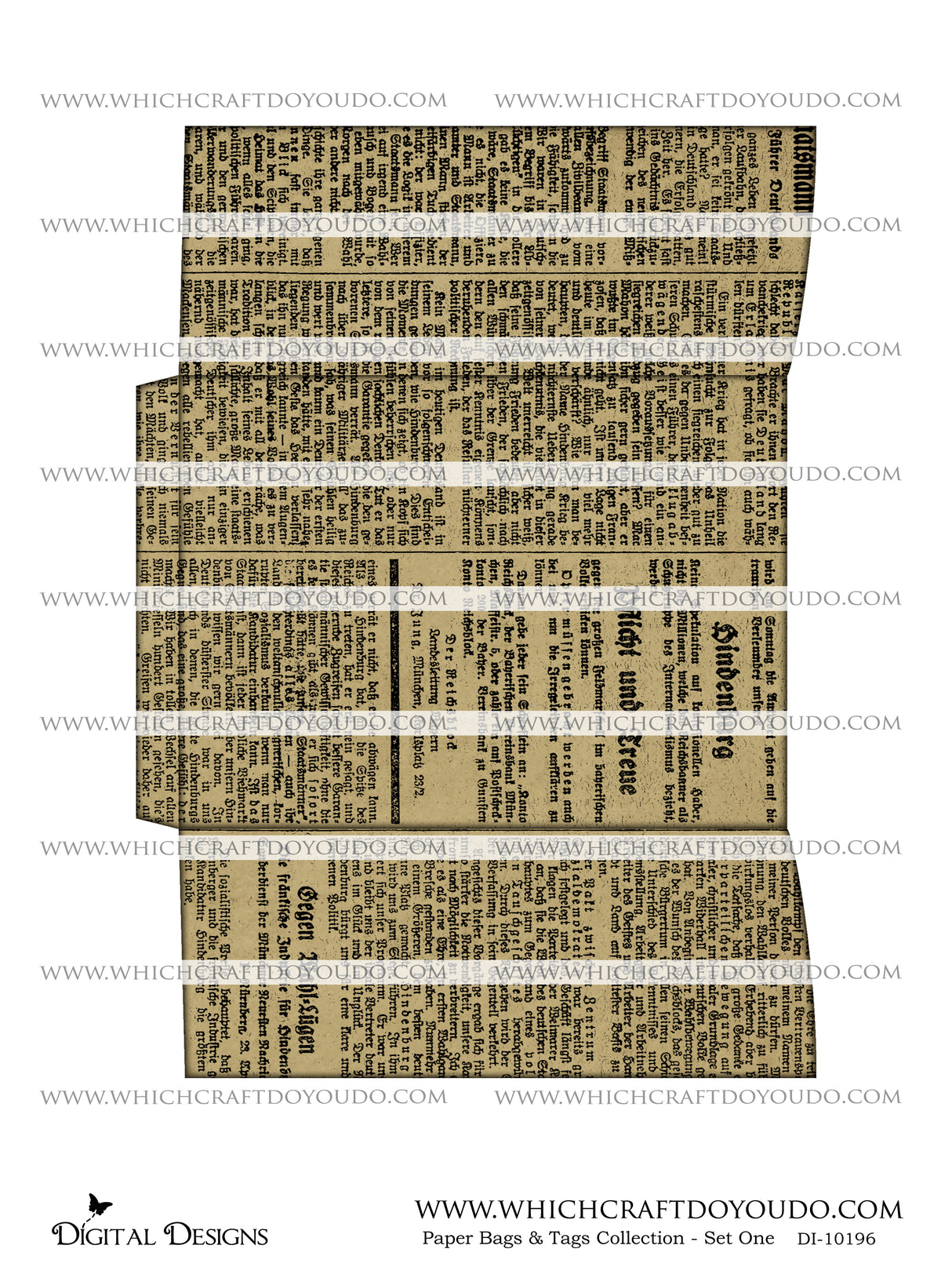 Paper Bags & Tags Collection - Set One - DI-10196 - Digital Download