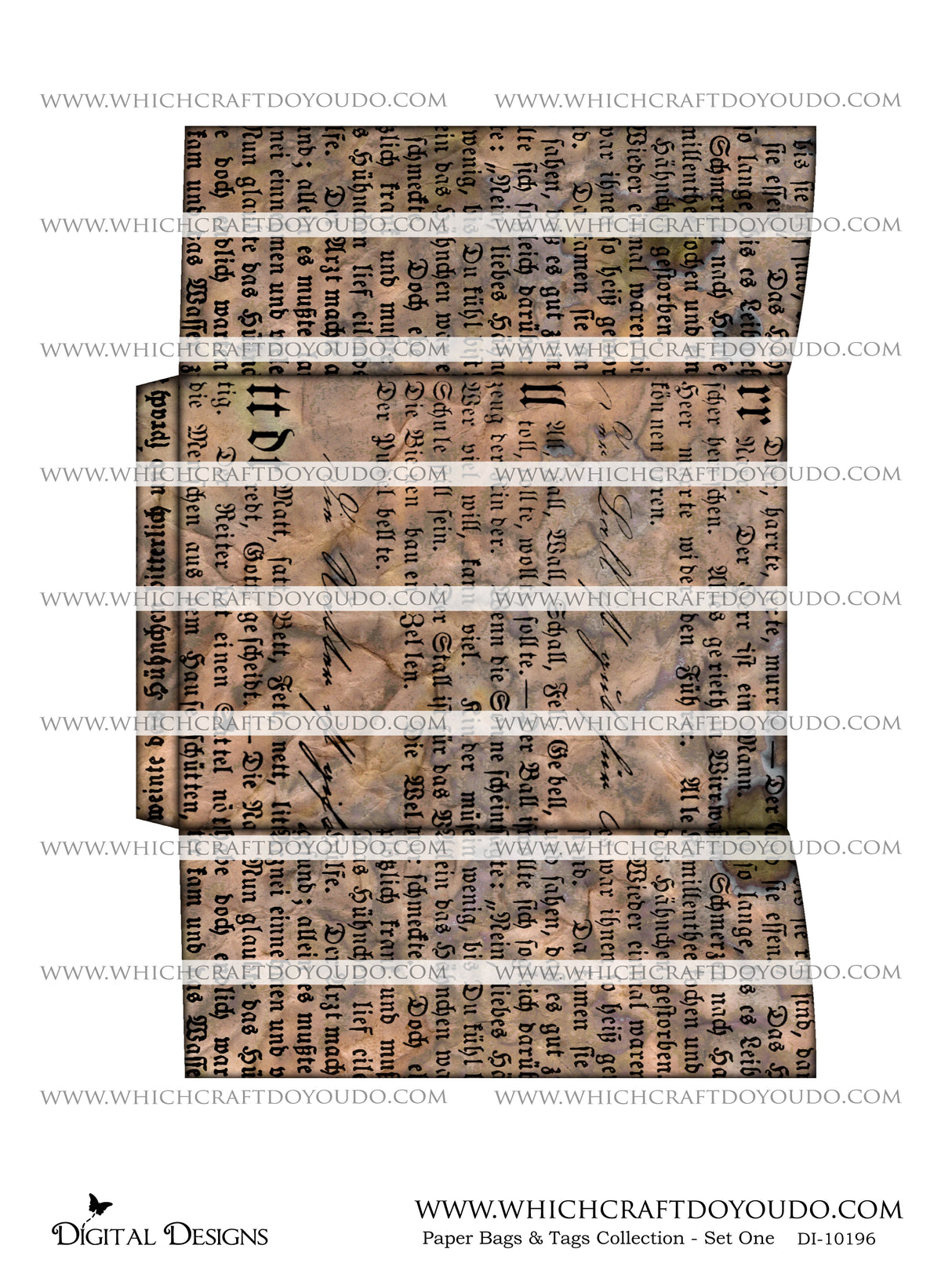 Paper Bags & Tags Collection - Set One - DI-10196 - Digital Download