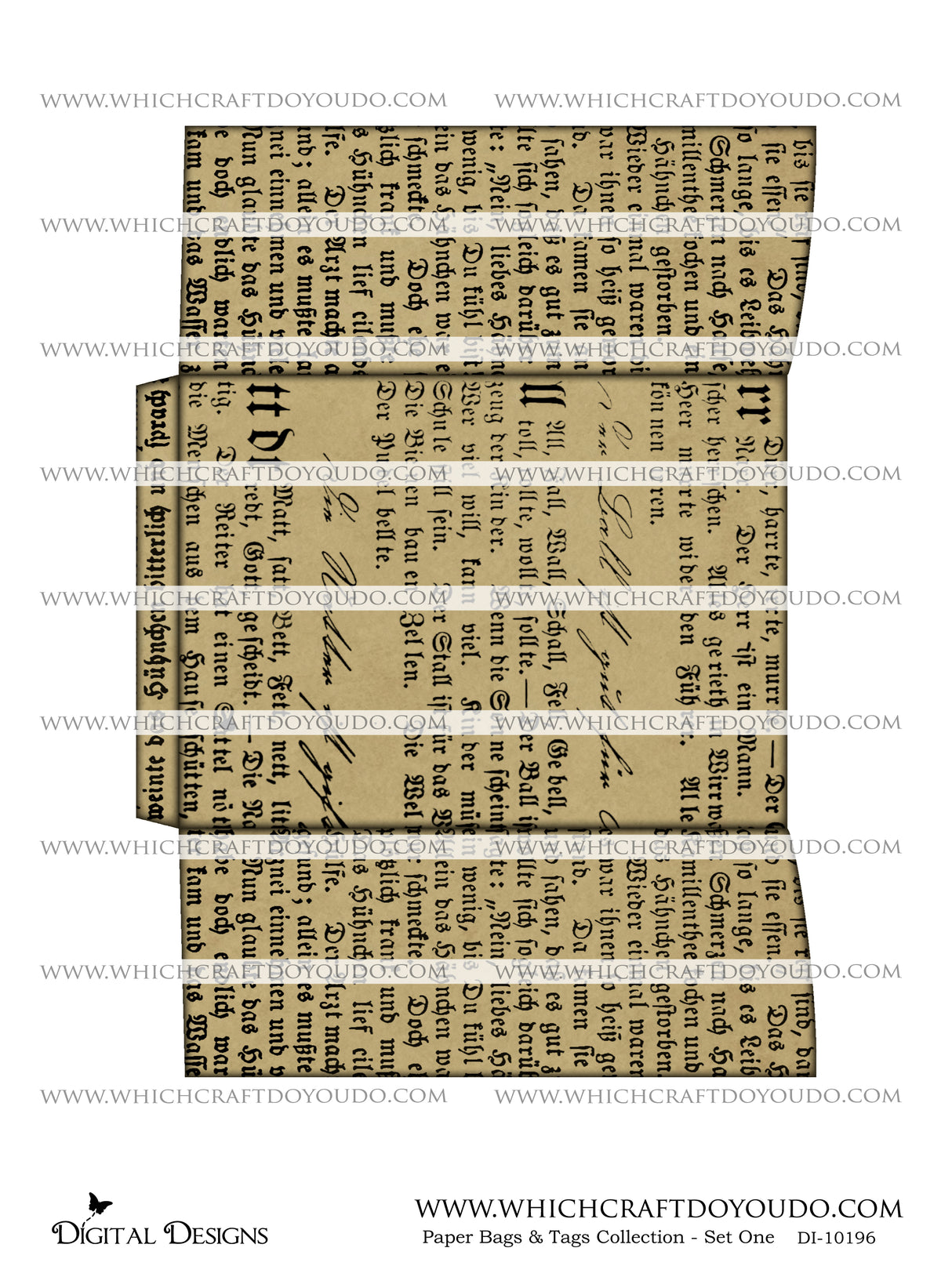 Paper Bags & Tags Collection - Set One - DI-10196 - Digital Download