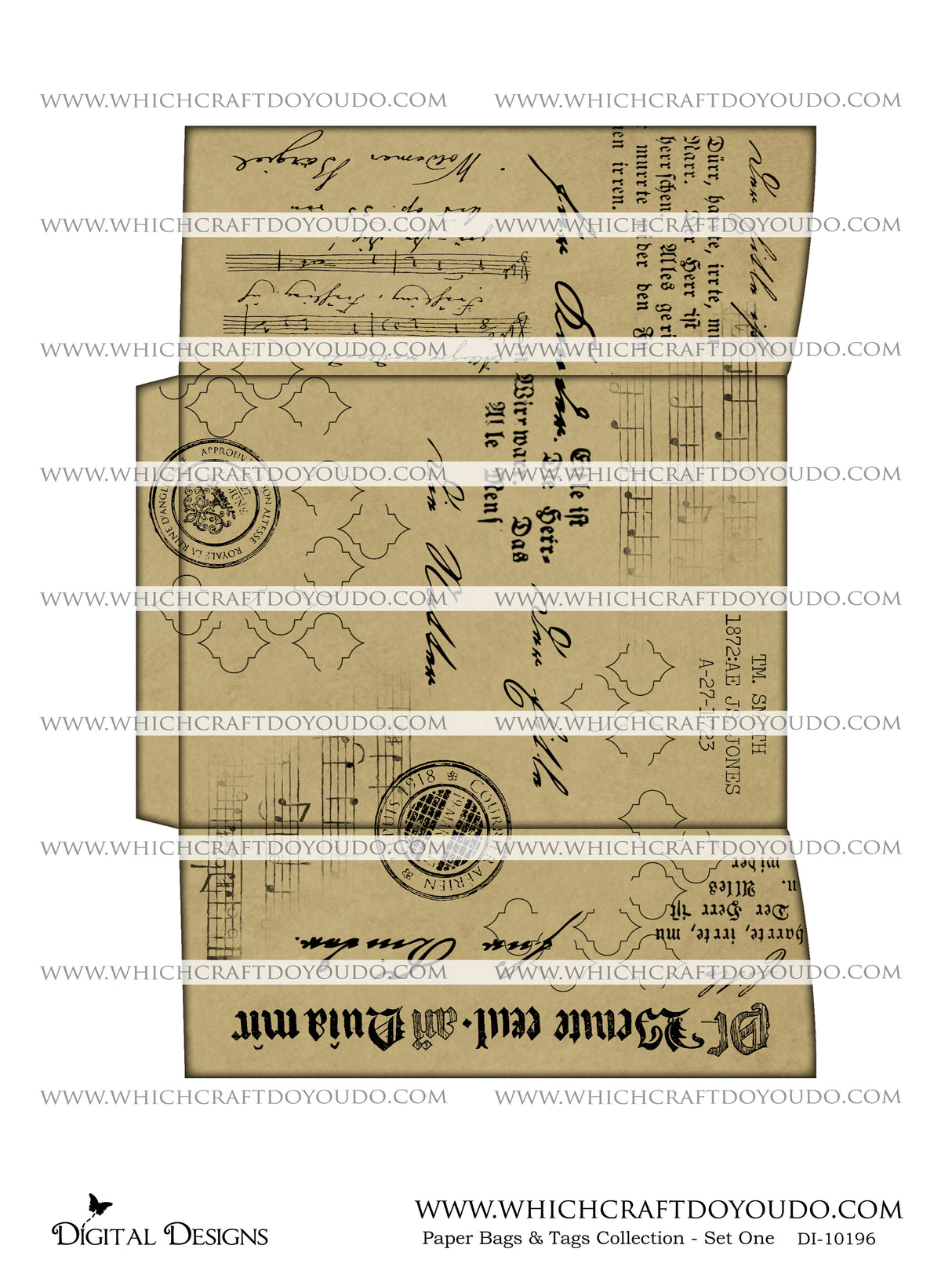 Paper Bags & Tags Collection - Set One - DI-10196 - Digital Download