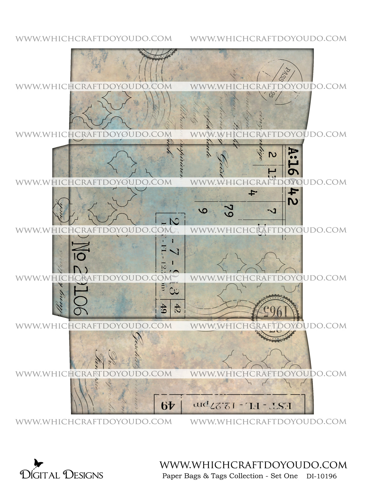 Paper Bags & Tags Collection - Set One - DI-10196 - Digital Download