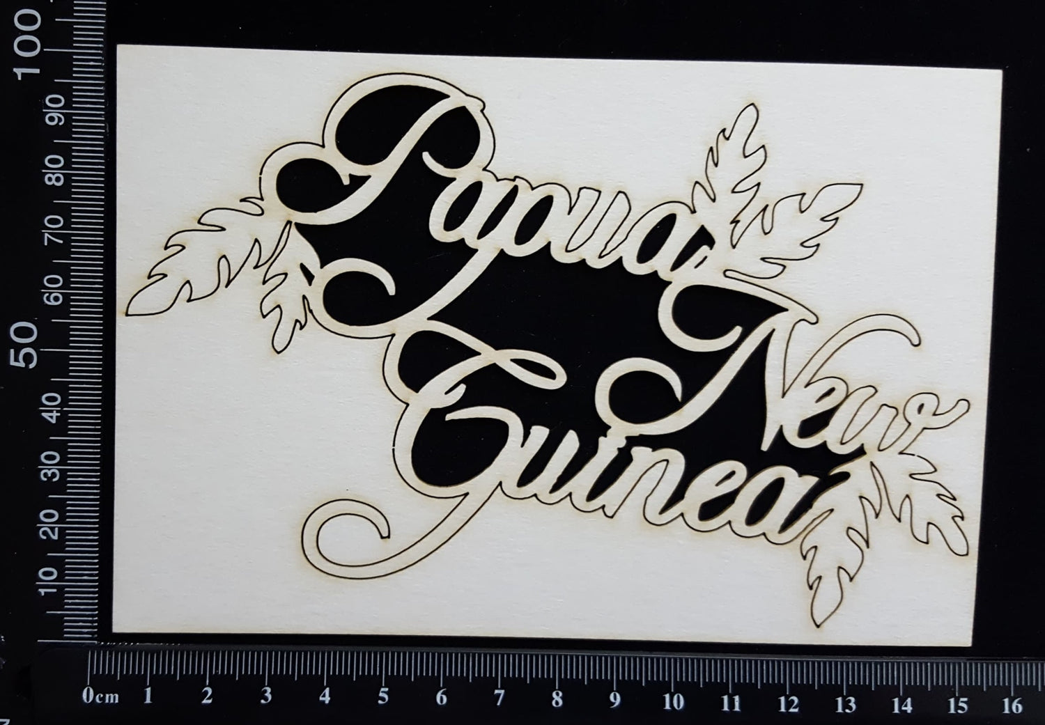 Papua New Guinea - White Chipboard