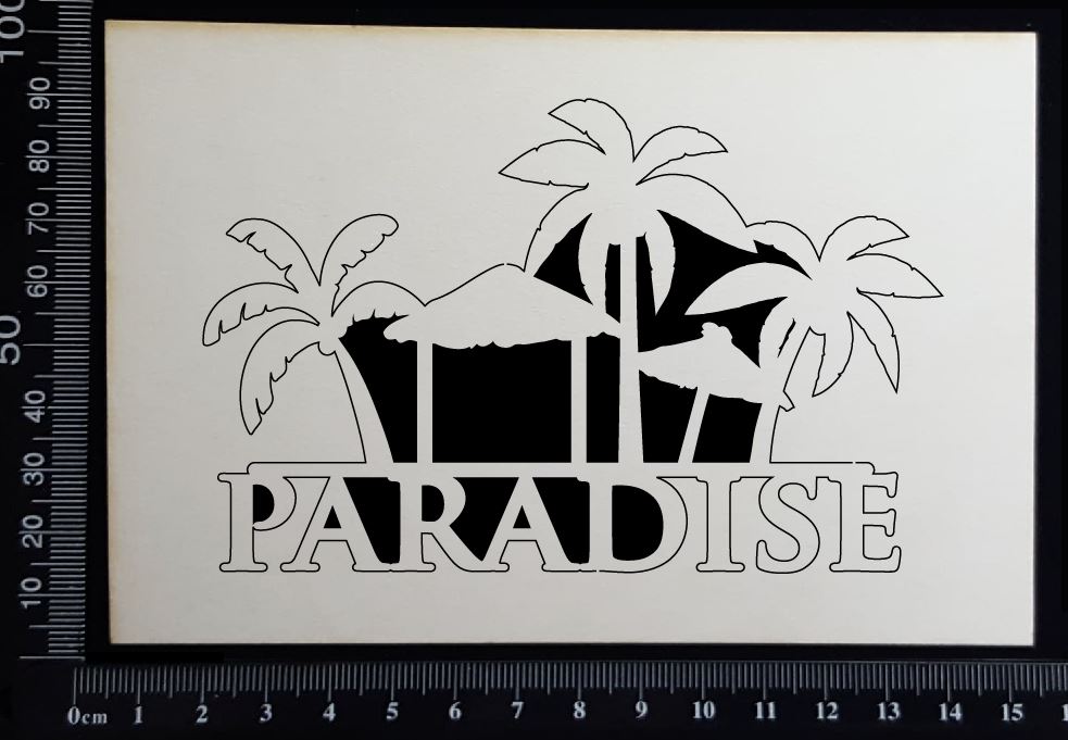 Paradise - A - White Chipboard