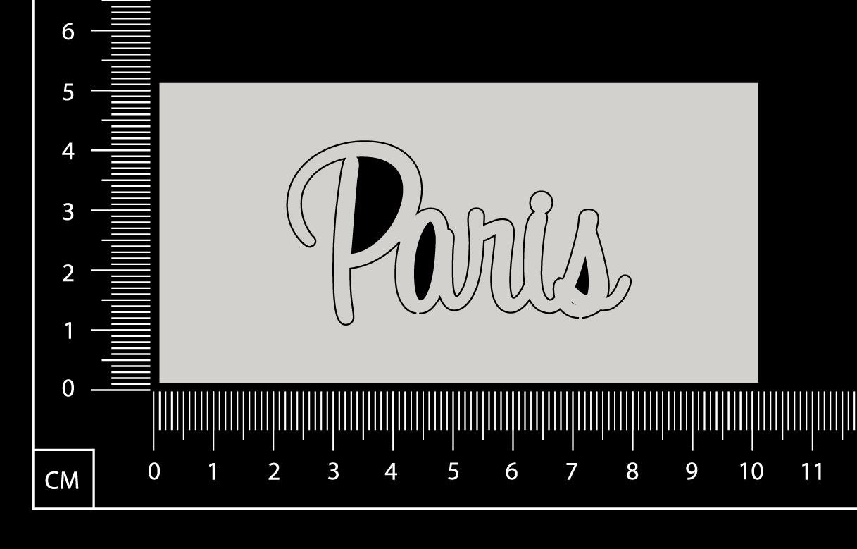 Paris - B - White Chipboard