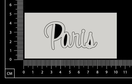 Paris - B - White Chipboard