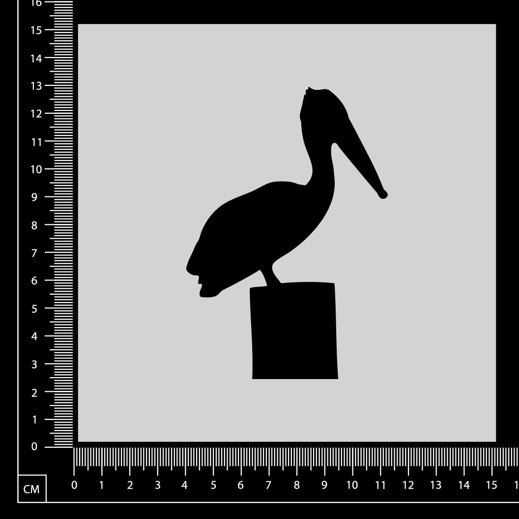 Pelican - A - Stencil - 150mm x 150mm