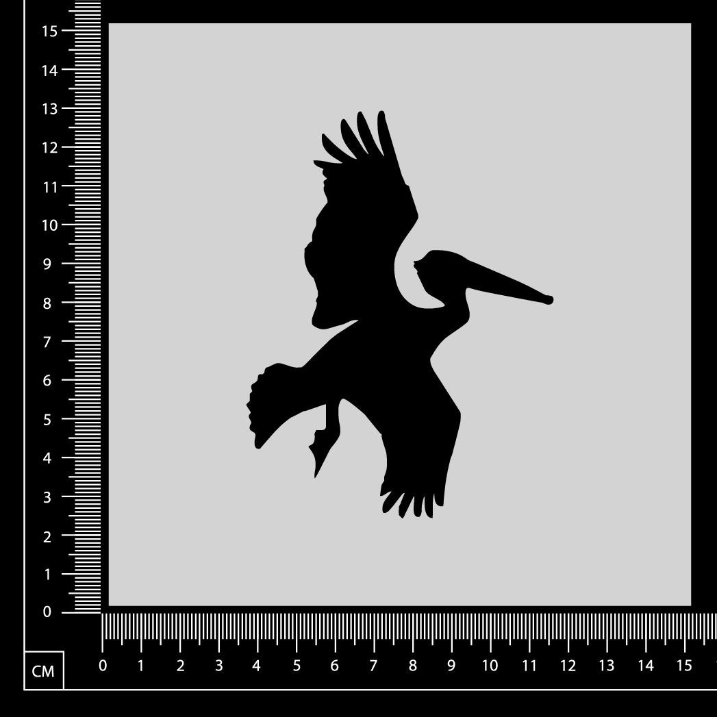 Pelican - B - Stencil - 150mm x 150mm