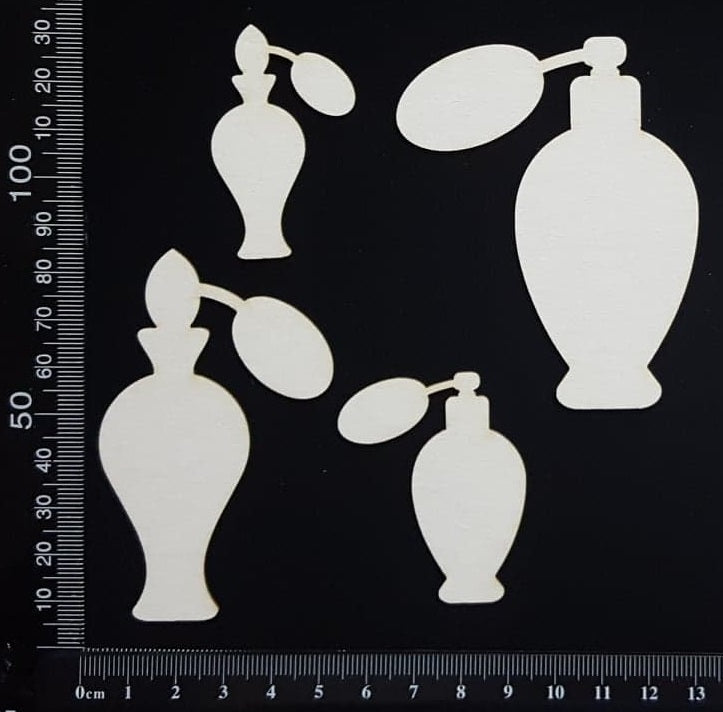 Perfume Bottles - White Chipboard