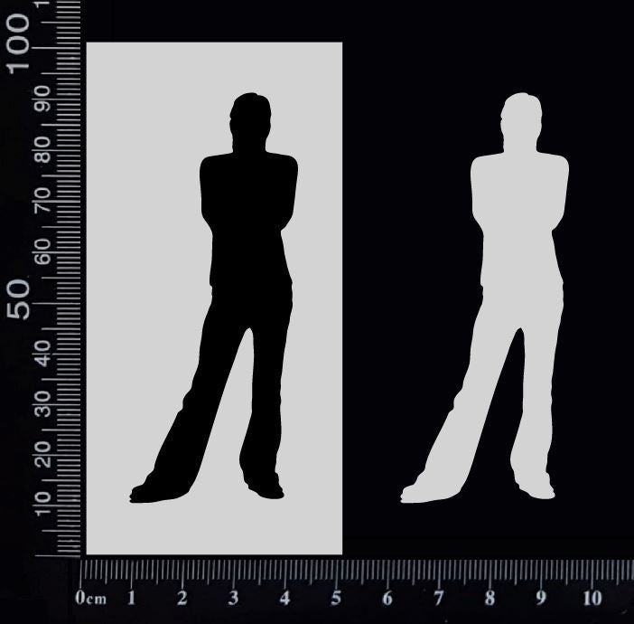 Person - B - Stencil - 50mm x 100mm