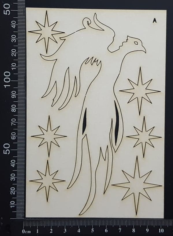 Phoenix Set - A - White Chipboard