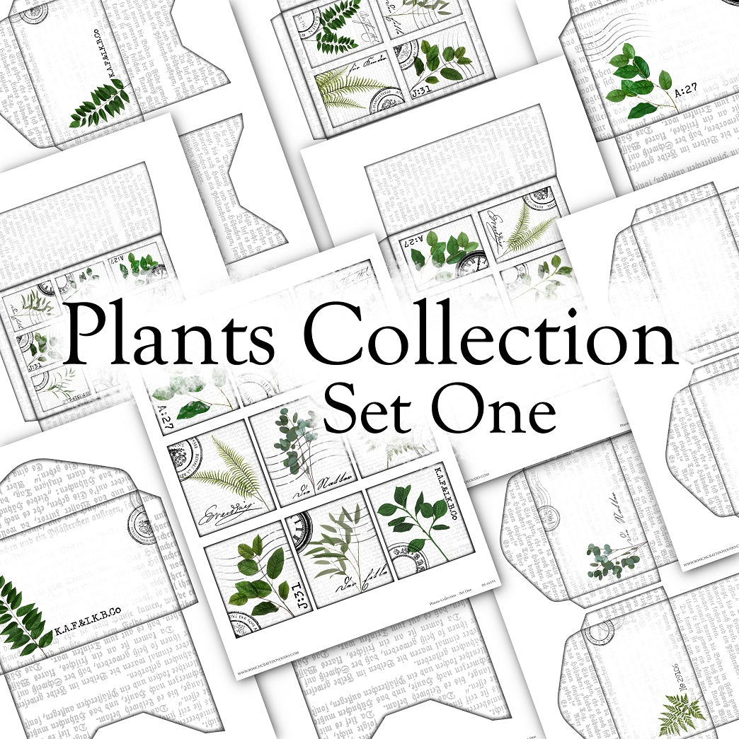 Plants Collection - Set One - DI-10191- Digital Download