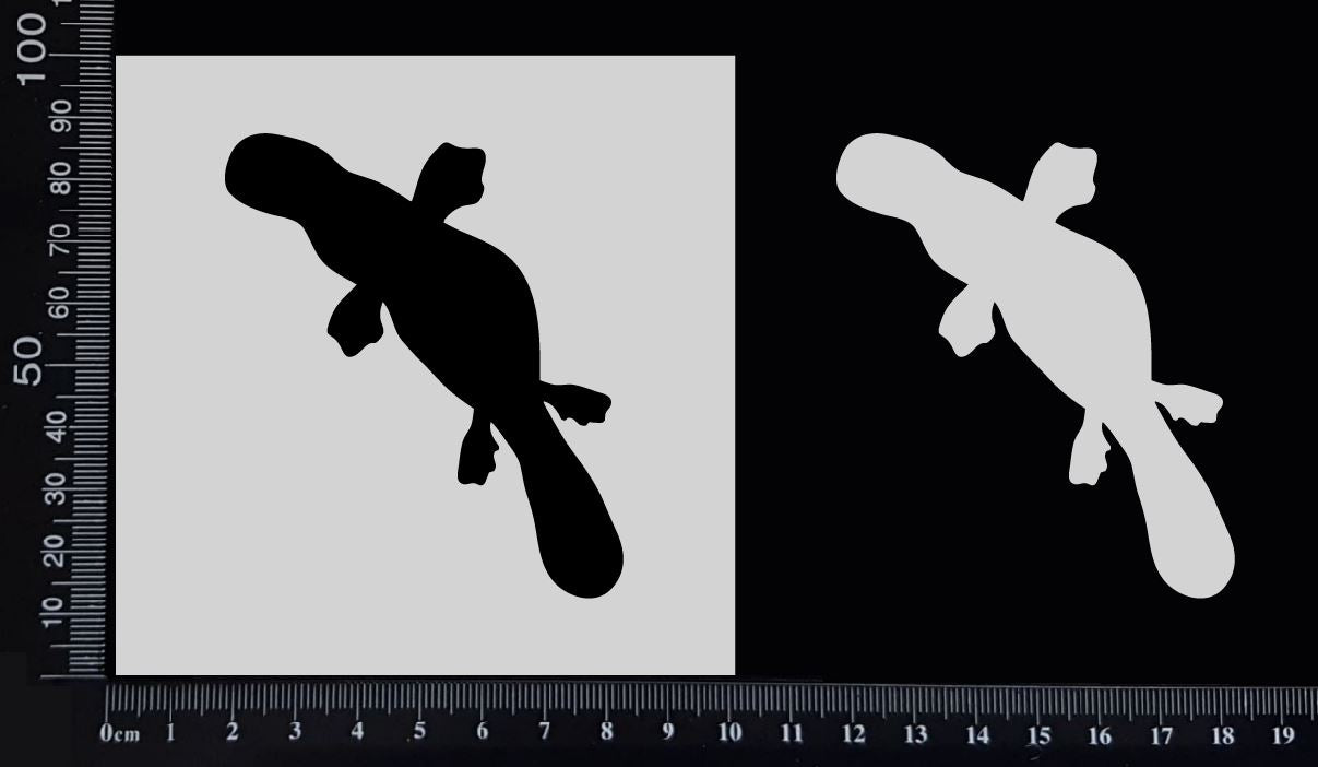 Platypus - Stencil - 100mm x 100mm