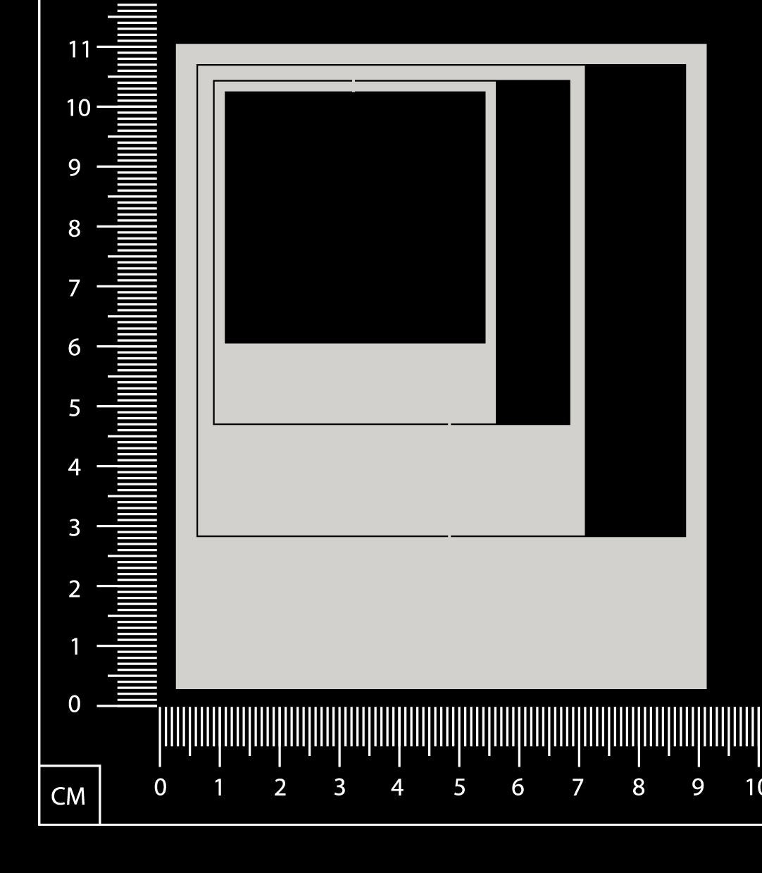 Polaroid Frames - White Chipboard
