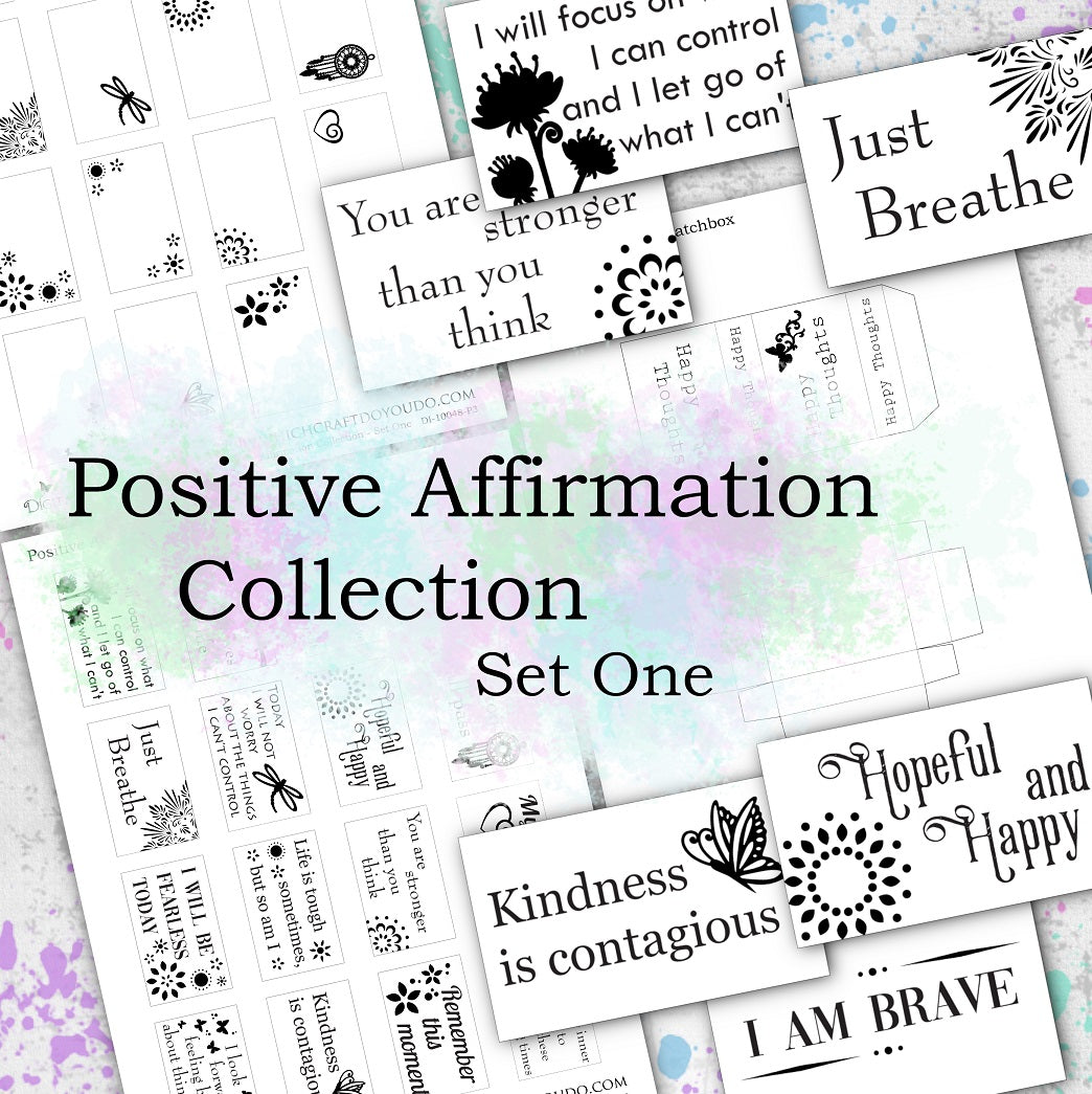 FREEBIE - Positive Affirmation Collection - Set One - DI-10048 - Digital Download