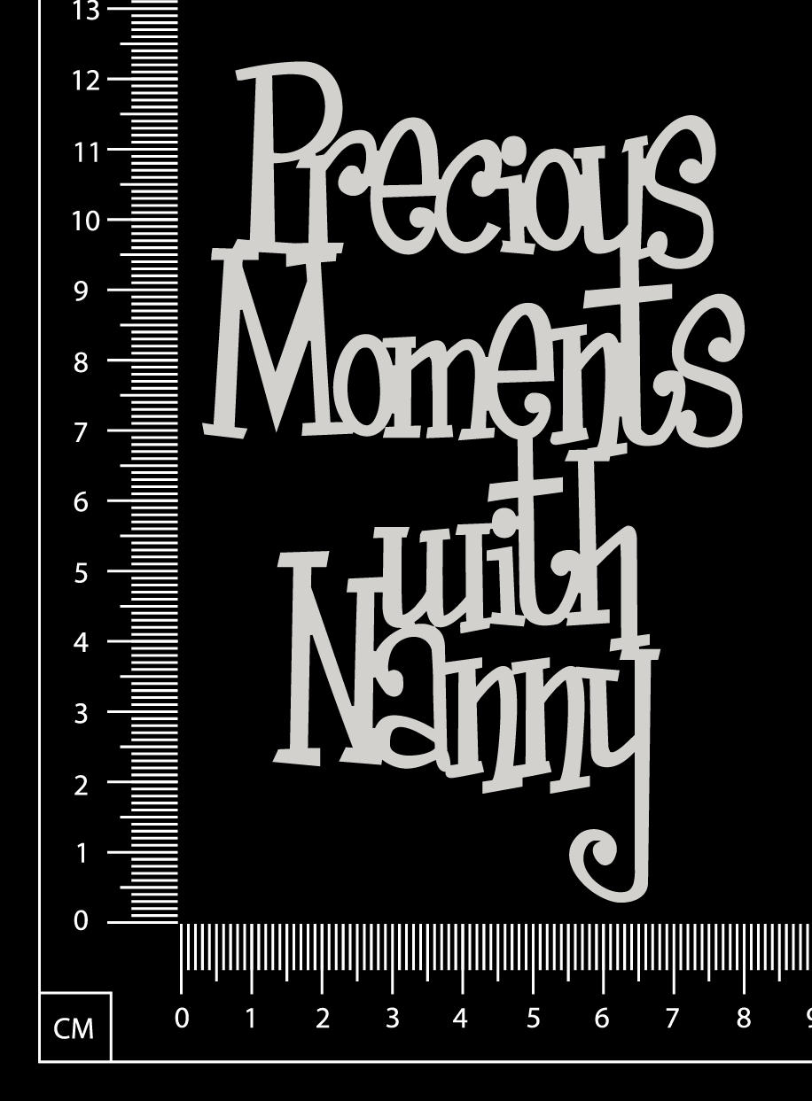 Precious Moments with Nanny - B - White Chipboard