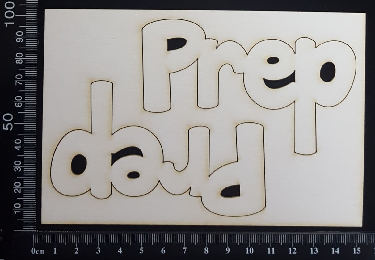 Prep - Set of 2 - Large - White Chipboard