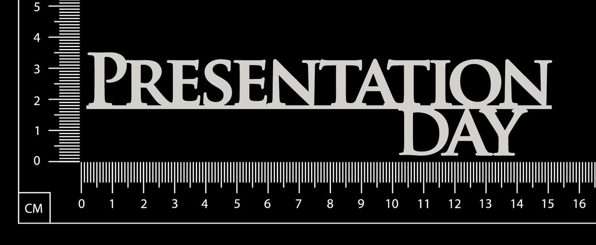 Presentation Day - A - White Chipboard