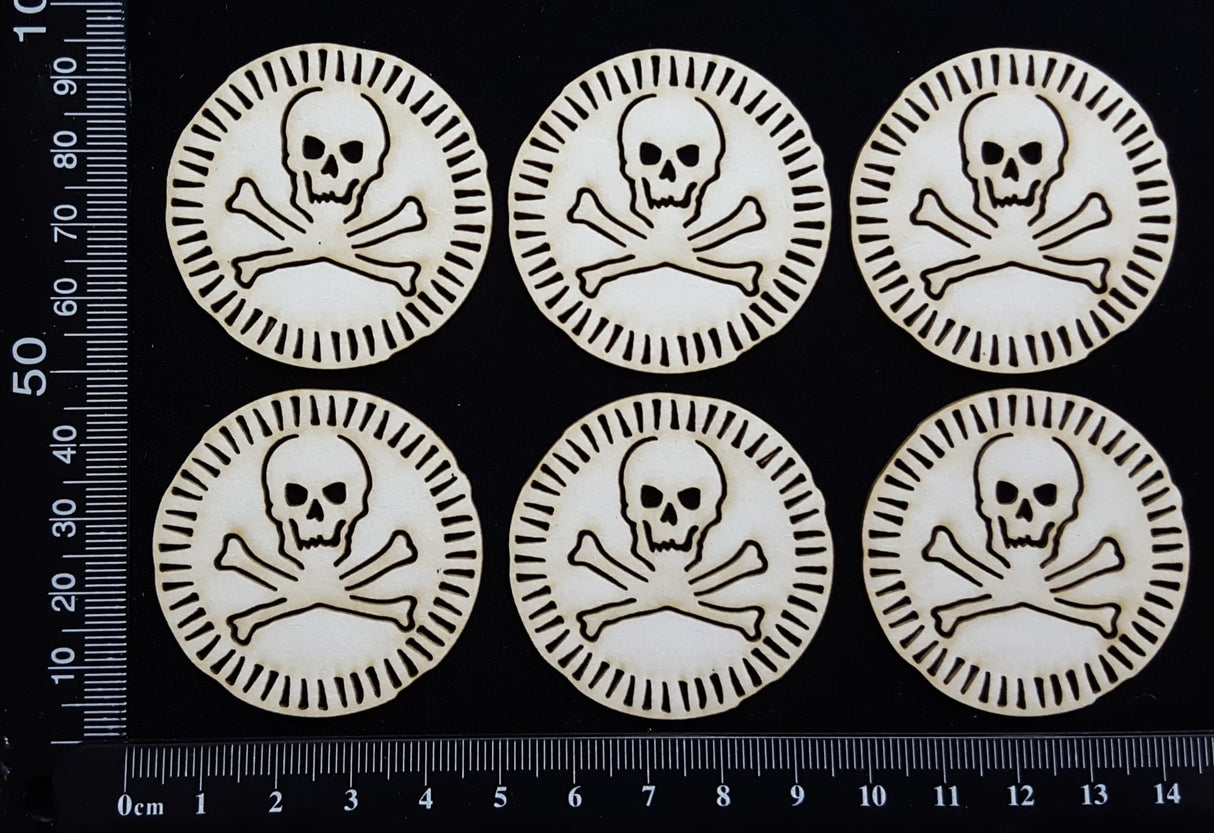 Pirate Gold - B - White Chipboard