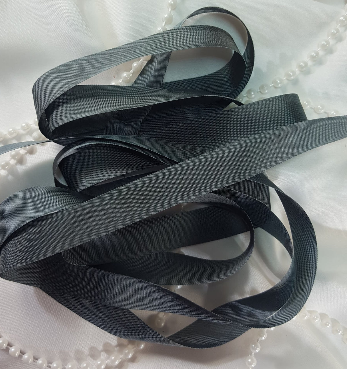 Seam Binding - RM - Dark Blue Grey - 5 meters