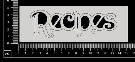 Recipes - White Chipboard