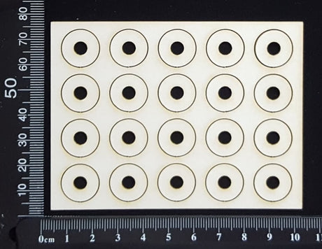 Reinforcement Rings - White Chipboard