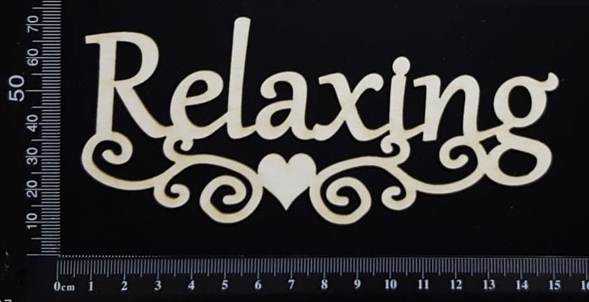 Relaxing - White Chipboard