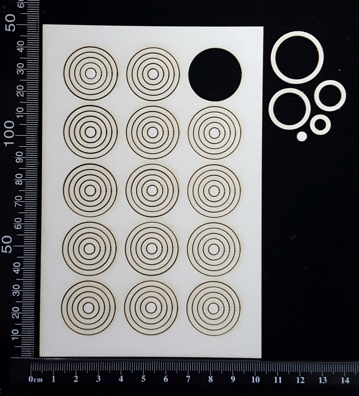 Rings Sets - White Chipboard