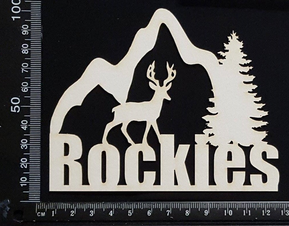 Rockies - A - White Chipboard