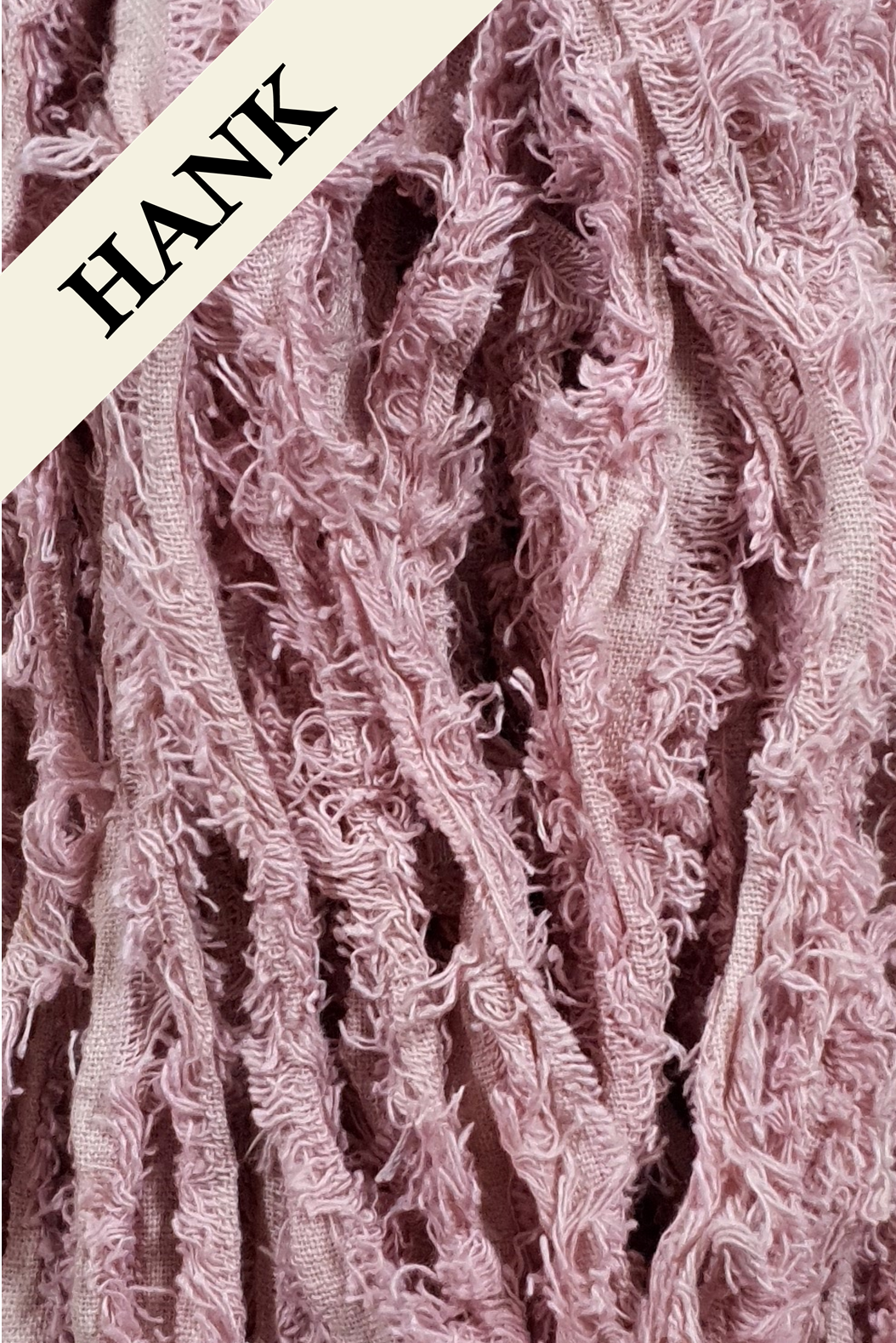 Cotton Frizz Ribbon - Rose Quartz - Hank