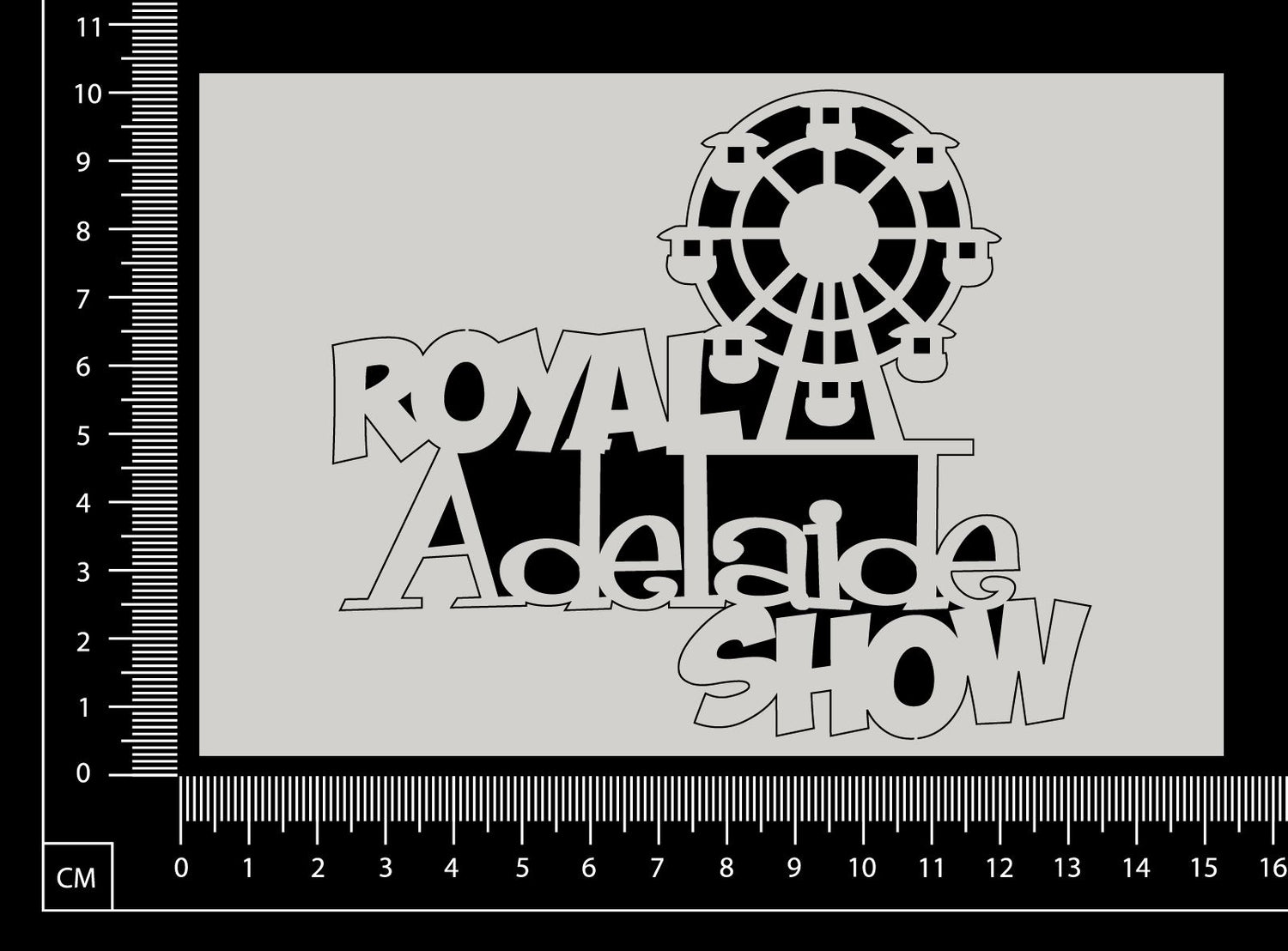 Royal Adelaide Show - White Chipboard