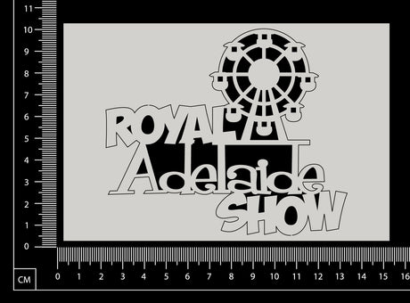 Royal Adelaide Show - White Chipboard