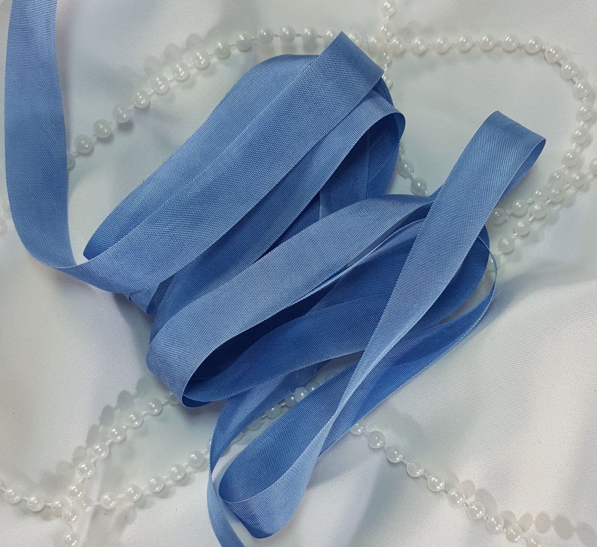 Seam Binding - SC - Medium Blue - 5 meters