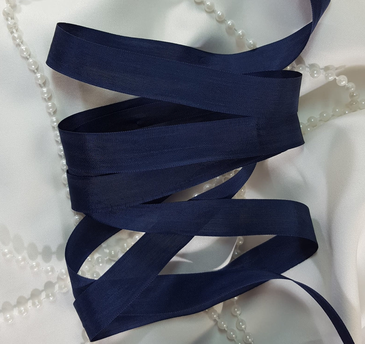 Seam Binding - SU - Navy - 5 meters