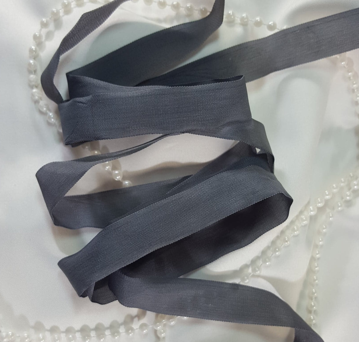 Seam Binding - SV - Pewter - 5 meters