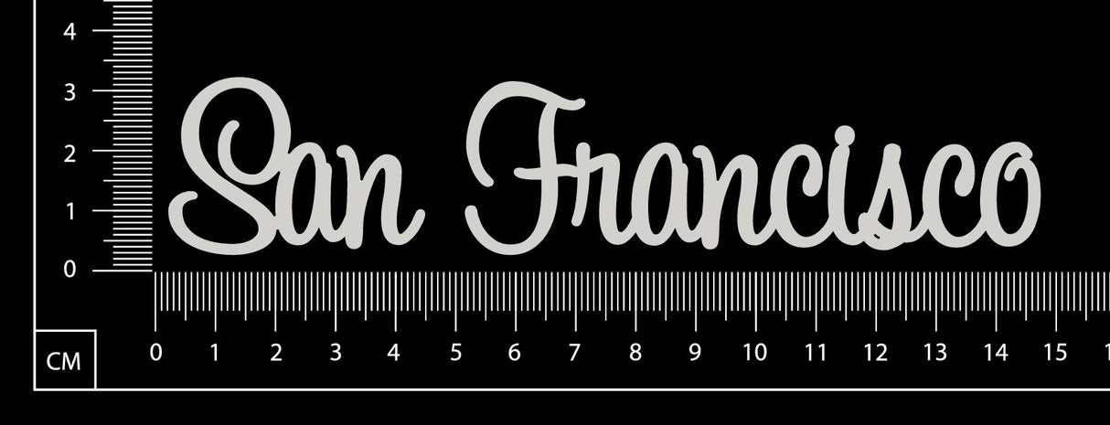 San Francisco - White Chipboard