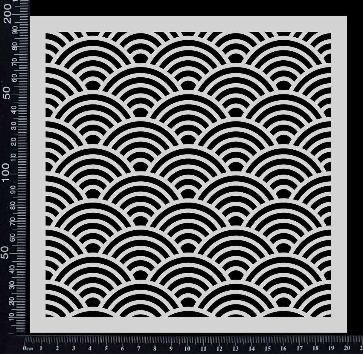 Scalloped - Stencil - 200mm x 200mm