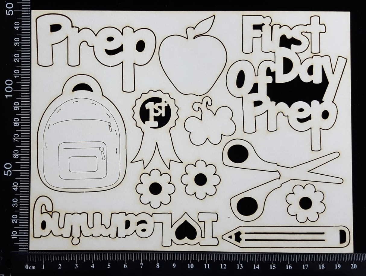 School Elements - Prep - White Chipboard