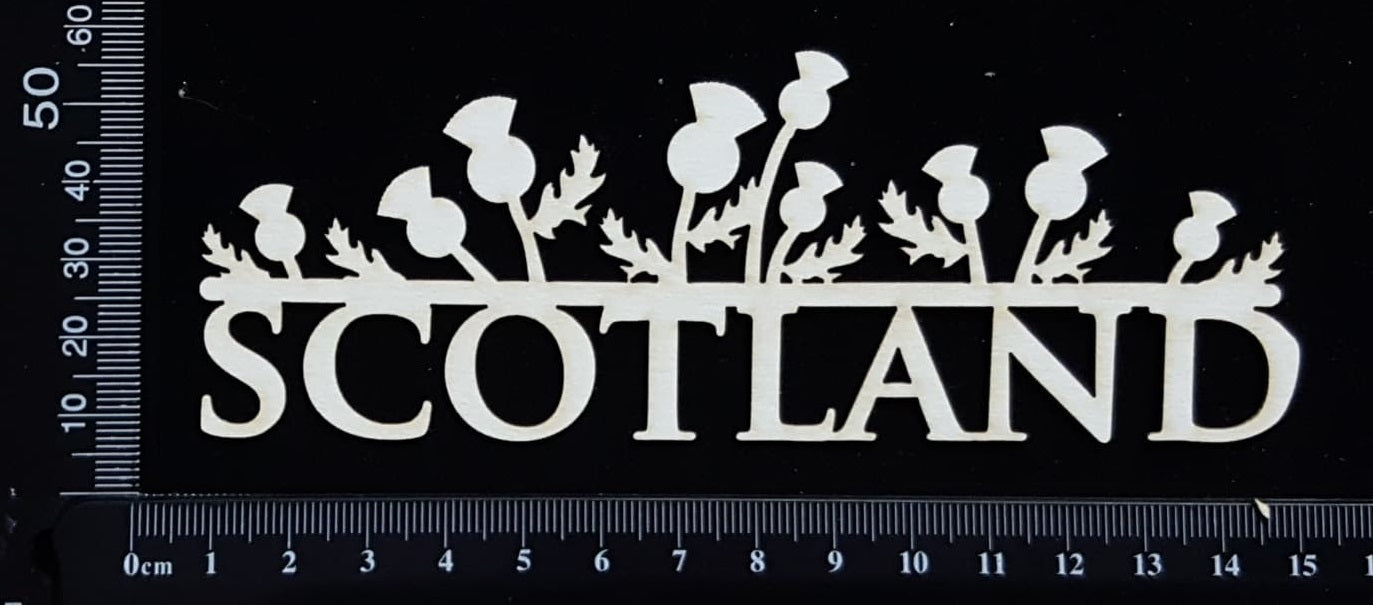 Scotland - A - White Chipboard