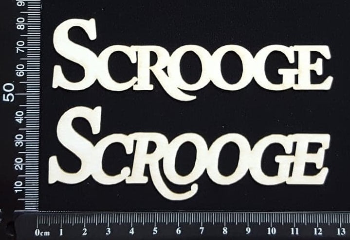 Scrooge Set - White Chipboard