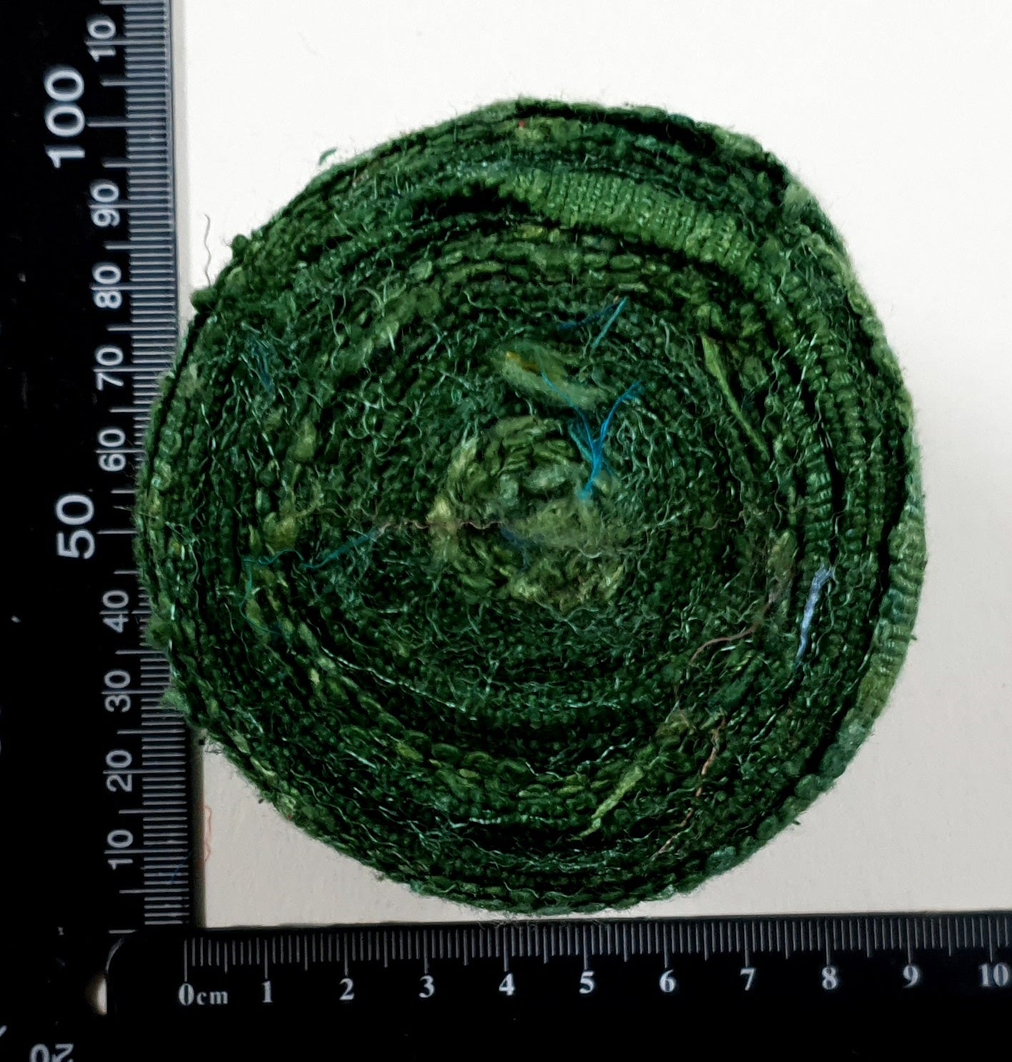 Silk Noil Fabric Roll - Sea Glass