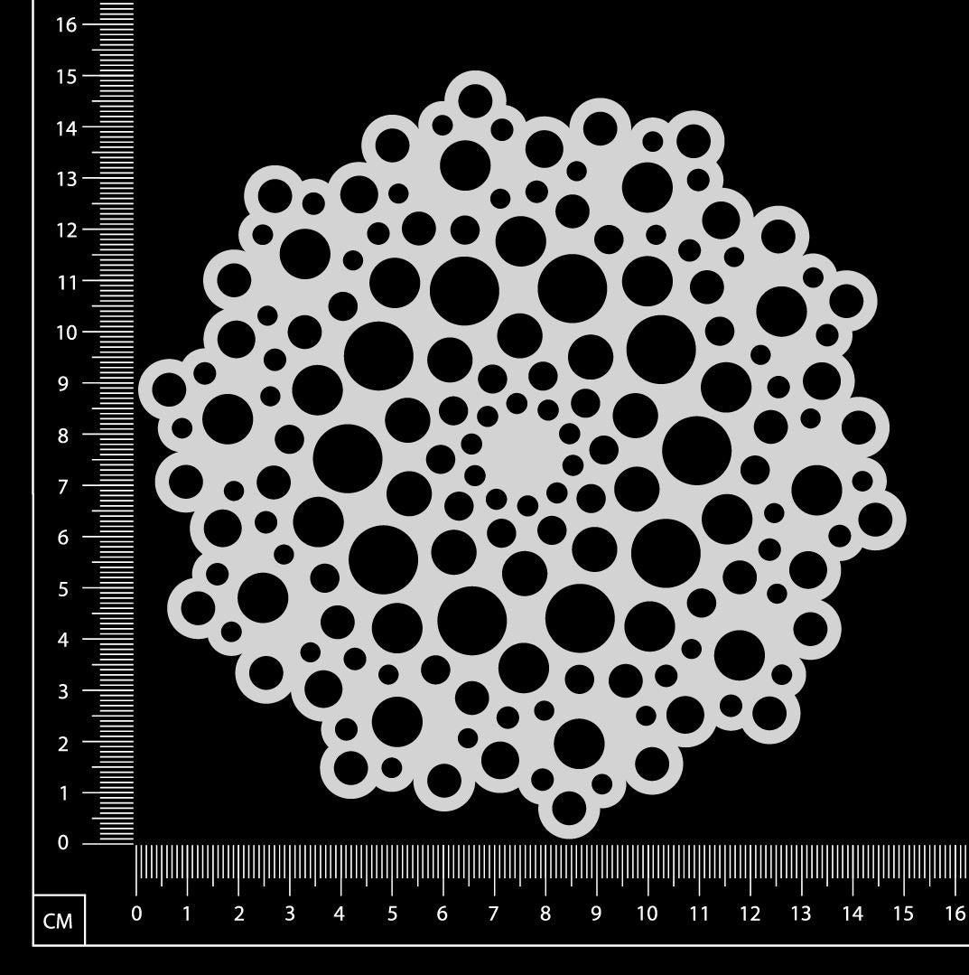 Sea Urchin - B - Stencil - 150mm x 150mm